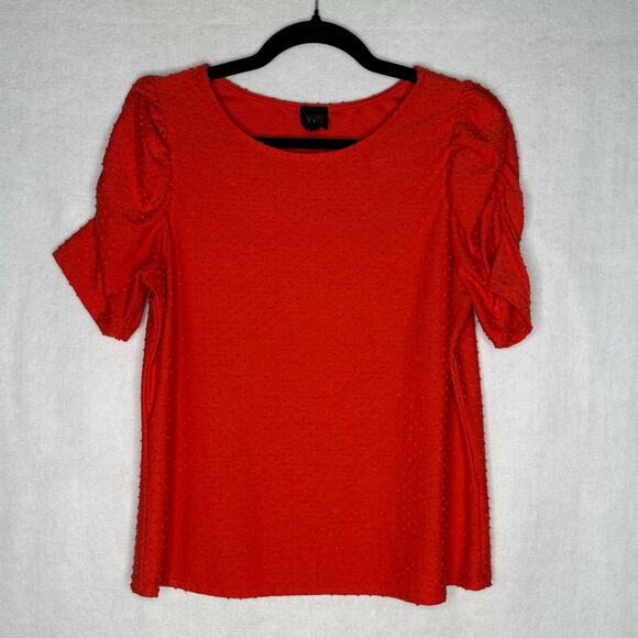 W5 Textured Puff Sleeve Top – Size L - Picture 2 of 7